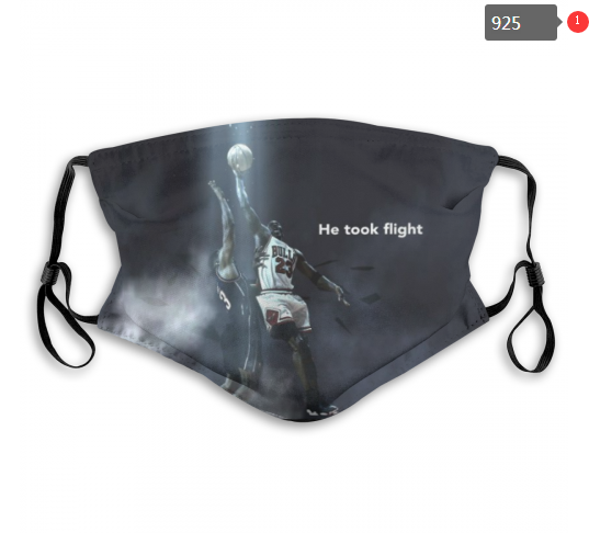 NBA Chicago Bulls #32 Dust mask with filter->nba dust mask->Sports Accessory